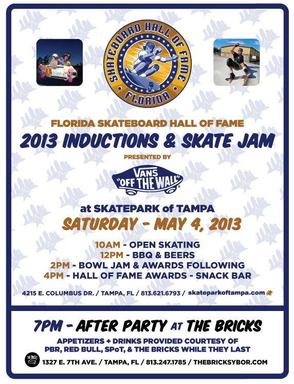 The Florida Skateboard Hall of Fame Inductions